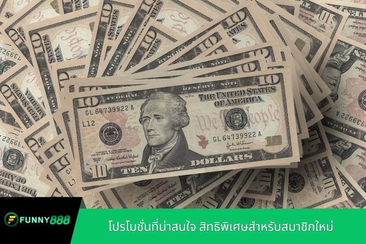 โปรโมชั่นที่น่าสนใจ สิทธิพิเศษสำหรับสมาชิกใหม่